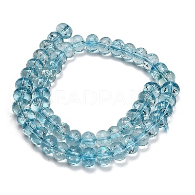 Dyed Imitation Gemstone Glass Beads Strands GL-Z001-03B-12-1
