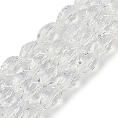 Transparent Glass Beads Strands EGLA-N013-T6mm-D01-1