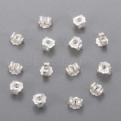 925 Sterling Silver Friction Ear Nuts X-STER-L063-09S-1