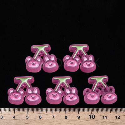Transparent Acrylic Beads X-MACR-S374-04B-02-1