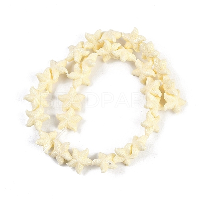 Synthetic Coral Dyed Carved Beads Strands CORA-K009-06B-02-1