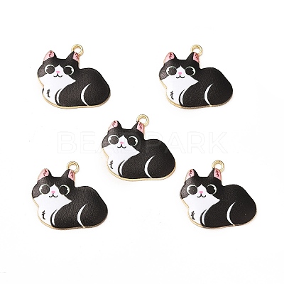 Alloy Enamel Pendants ENAM-M046-11G-A-1