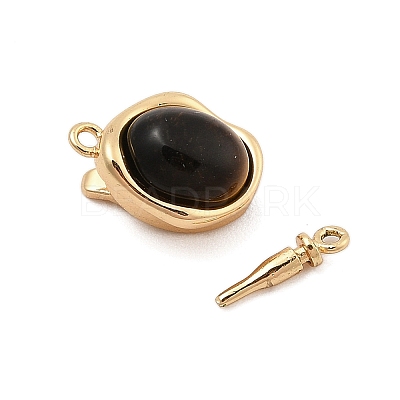 Brass Box Clasps KK-C075-13G-01-1