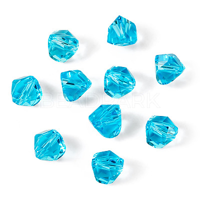10Pcs Glass Imitation Austrian Crystal Beads GLAA-TADJ0001-11G-1