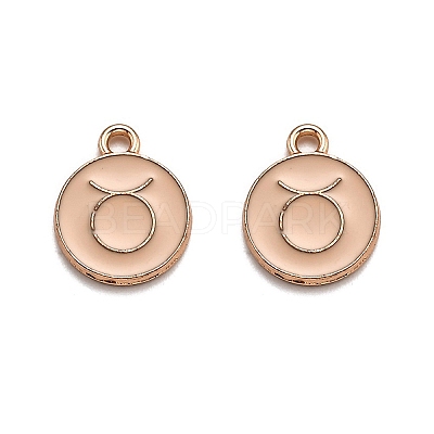 Alloy Enamel Pendants ENAM-S124-01A-10C-1