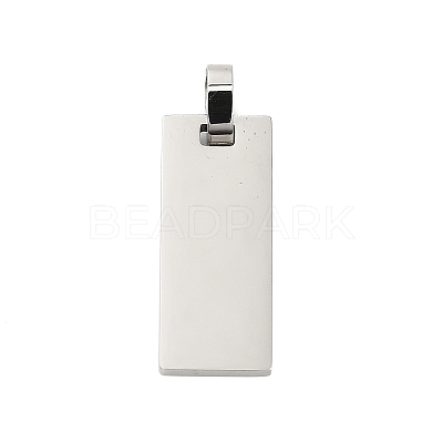 304 Stainless Steel Stamping Blank Tag Pendants STAS-Z126-03P-03-1