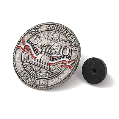 Alloy USA 250th Anniversary Commemorative Lapel Pin Backs LS-JEWB-B046-01D-B-1