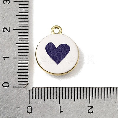 Printed Brass Pendants KK-CBAE379-01G-C-1