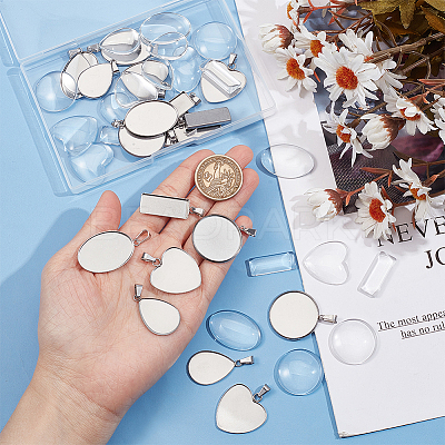 DIY Blank Pendant Making Kit DIY-UN0005-54-1