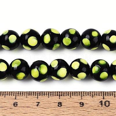 Handmade Lampwork Beads Strands LAMP-N037-02A-1