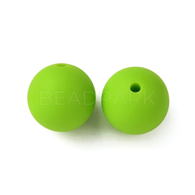 Food Grade Eco-Friendly Silicone Focal Beads SIL-WH0013-01K-1