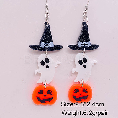 Halloween Acrylic Dangle Earrings FS-WG50B17-07-1