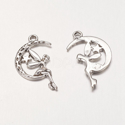 Zinc Alloy Fairy Sprite Charms X-PALLOY-A18526-AS-FF-1