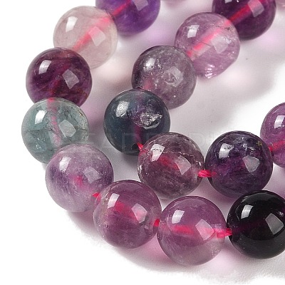 Natural Fluorite Beads Strands G-P530-B09-03-1