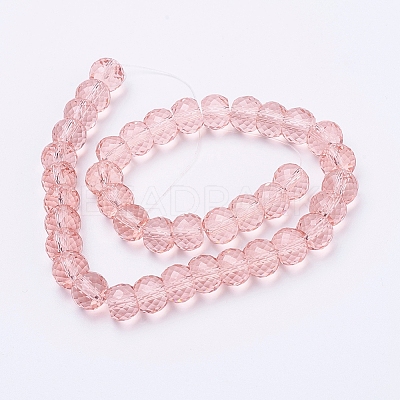 Transparent Glass Beads Strands EGLA-E045-B02-1