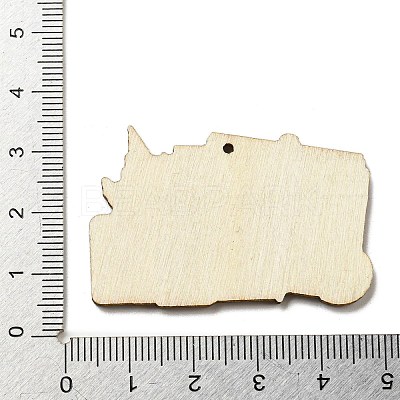 Wood Pendant WOOD-H107-04-13-1