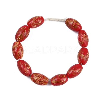 Opaque Handmade Lampwork Beads BLOW-D006-05E-1