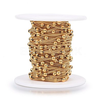 Ion Plating(IP) 304 Stainless Steel Twisted Chains/Curb Chains CHS-H024-01G-B-1
