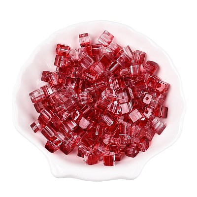 Baking Paint Transparent Glass Beads DGLA-N005-01A-09-1
