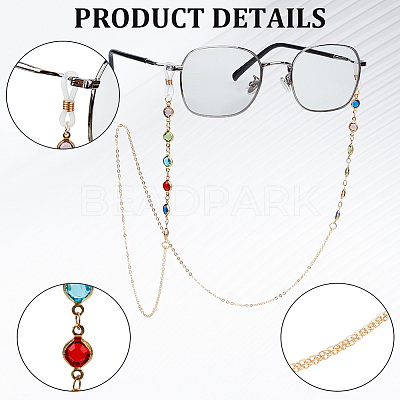 6Pcs 6 Styles Eyeglasses Chains AJEW-CN0006-09-1