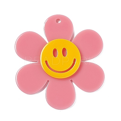 Opaque Acrylic Big Pendants LS-OACR-P012-B08-1