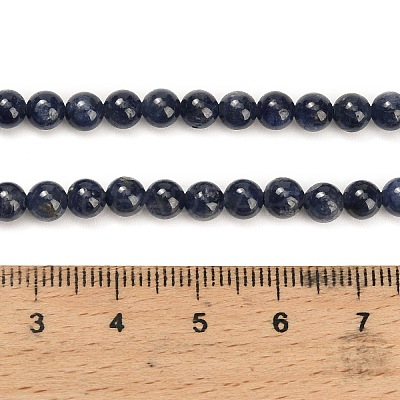 Natural Sapphire Beads Strands G-L631-A02-5-6mm-AA-1