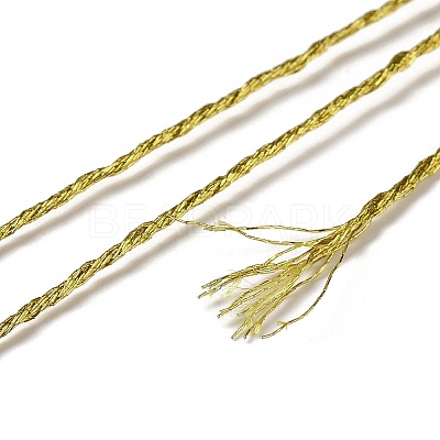 10 Skeins 12-Ply Metallic Polyester Embroidery Floss OCOR-Q057-A12-1