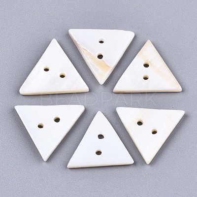2-Hole Freshwater Shell Buttons SHEL-S276-139-1