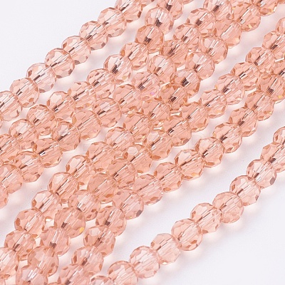 Glass Beads Strands EGLA-J042-4mm-23-1
