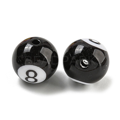 Opaque Acrylic Beads SACR-G039-01A-1