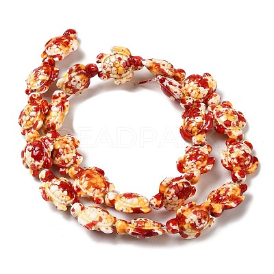 Synthetic Turquoise Dyed Beads Strands X-G-P507-05B-1