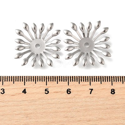 304 Stainless Steel Bead Caps X1-STAS-B087-10H-P-1