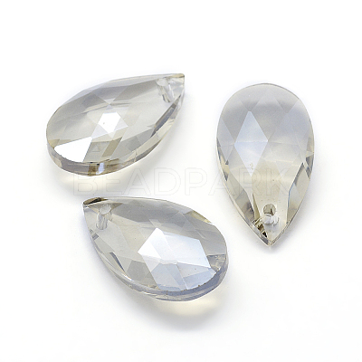 Faceted Glass Pendants X-GLAA-F069-L-A15-1
