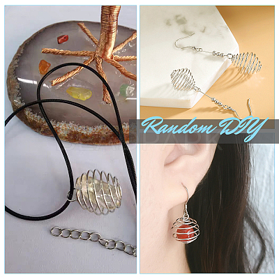 Iron Wire Pendants FIND-HY0001-75-1