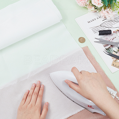 Polyester Interlinings Iron-on Adhesive Lining Fabrics DIY-WH0304-629-1