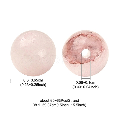 5 Strands Natural Rose Quartz Beads Strands G-YW0002-02-1
