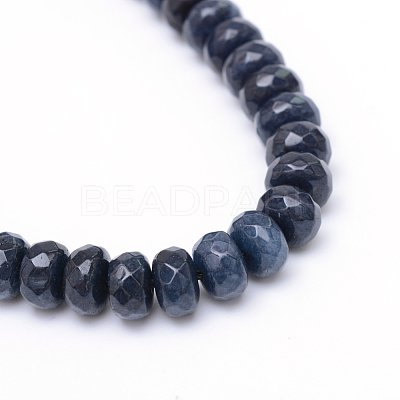 Natural White Jade Bead Strands X-G-R343-2x4-14-1