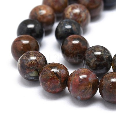 Natural Pietersite Beads Strands G-O201A-14C-1