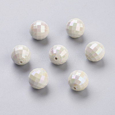 Opaque Chunky Bubblegum Acrylic Beads SACR-R605-8-1