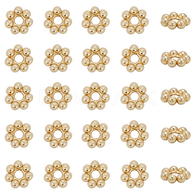 80Pcs 304 Stainless Steel Spacer Beads STAS-BBC0008-27B-G-1