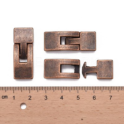 Tibetan Style Snap Lock Clasps LS-TIBE-LF11313Y-R-LF-1