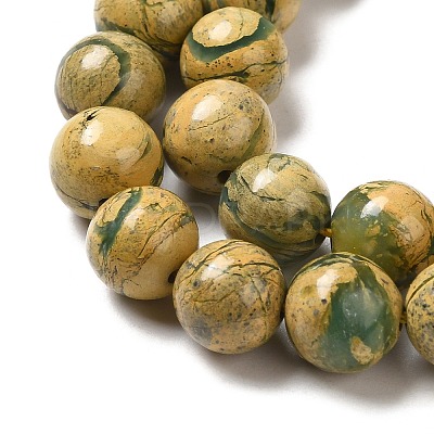 Natural Verdite Stone Beads Strands G-P515-A01-01-1