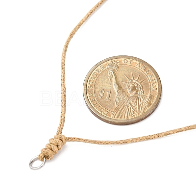 5Pcs Waxed Cotton Cord Adjustable Necklaces Making AJEW-JB01393-1