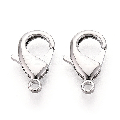 Brass Lobster Claw Clasps KK-YW0004-01E-P-1