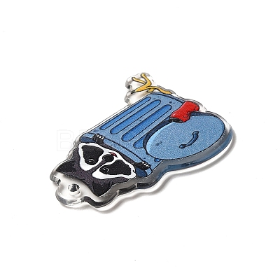 Printed Acrylic Pendants SACR-F005-02C-1