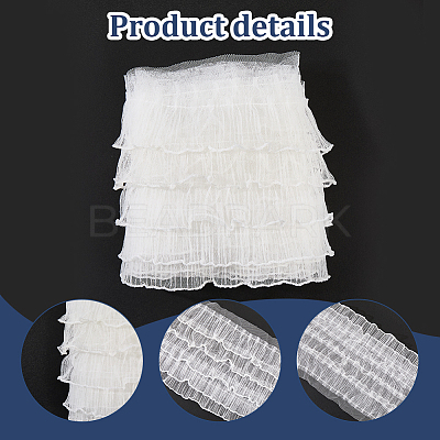 2 Yards Polyester Lace Trim OCOR-CY0002-45A-1