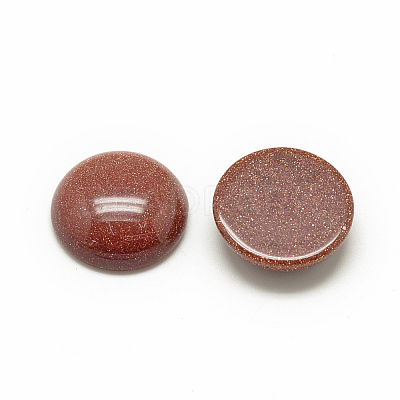 Synthetic Goldstone Cabochons G-R416-12mm-47-1