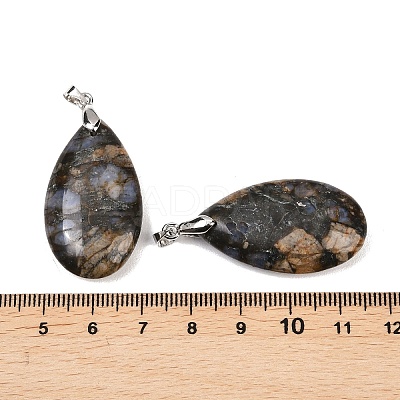 Natural Labradorite Pendants G-D084-01P-B07-1