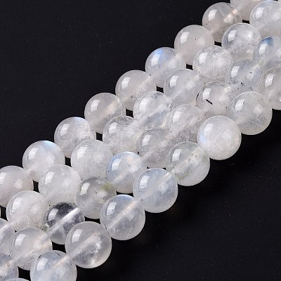 Natural Rainbow Moonstone Beads Strands G-I249-B04-06-1