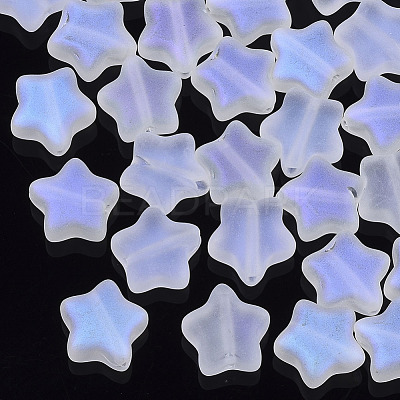 Electroplate Glass Beads X-GLAA-N035-01-C02-1